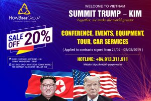 Hoa Binh Group offer sale off up to 20% in occasion of Trump – Kim summit