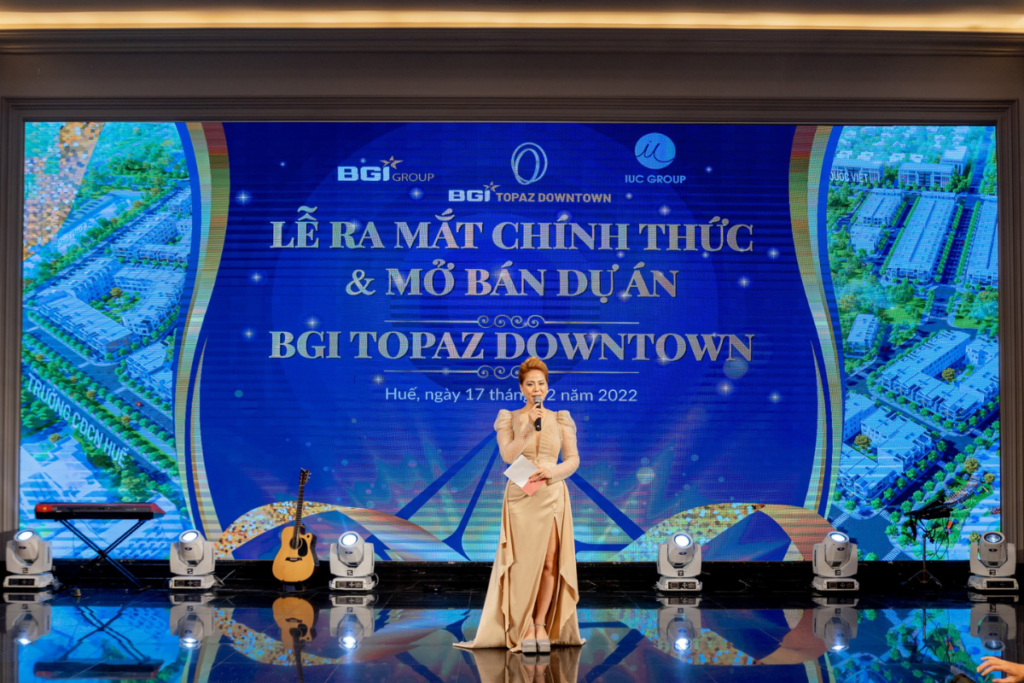 HoaBinh Group provided professional MC for the BGI's event