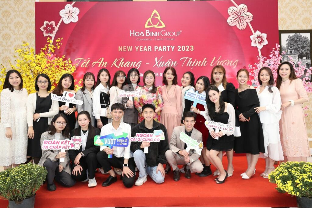 HoaBinh Group organized New Year Party 2023 successfully on January 15